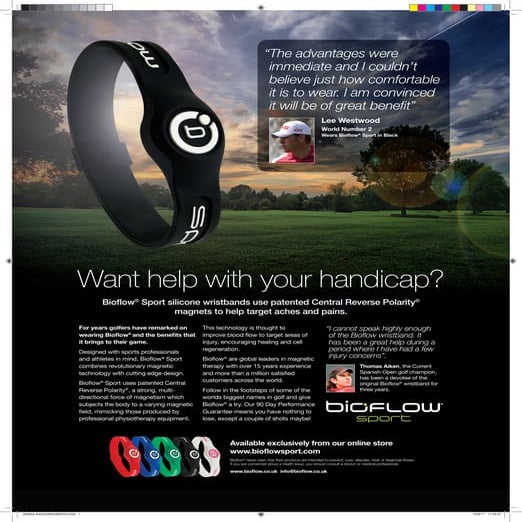 Bioflow Sport Wristband Advert | PDF