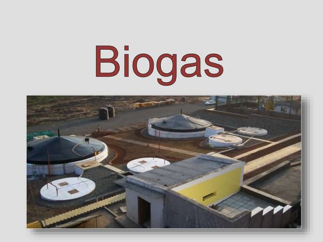 Biogas traditional vs modern plant.
