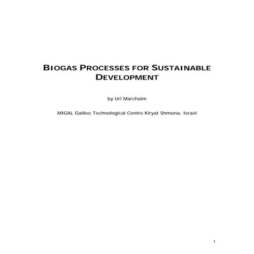 Review on Biogas Production in Nigeria | PDF