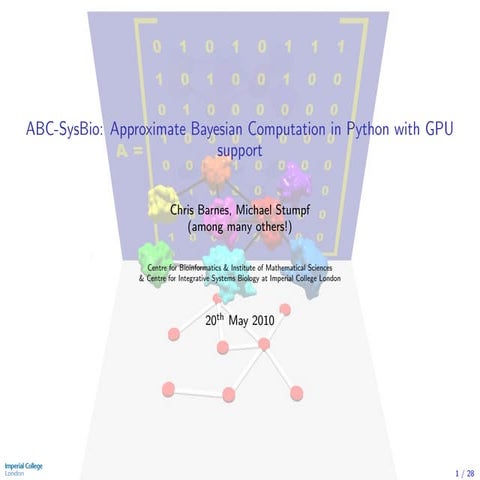 ABC-SysBio – Approximate Bayesian Computation in Python with GPU ...