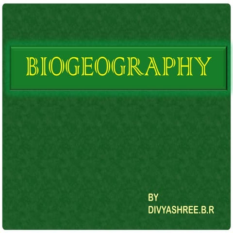 Biogeography