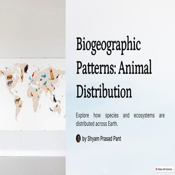 Types of Animal Distribution | PDF