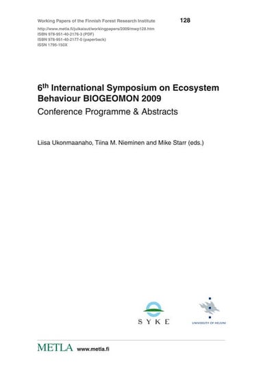 Biogeomon 2009 72