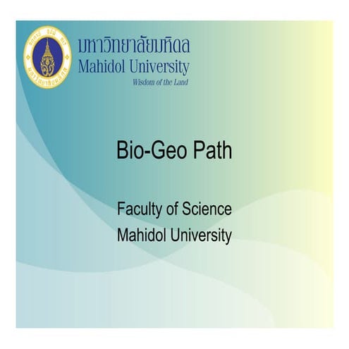 BIO GEO CHEMICAL CYCLE | PPTX