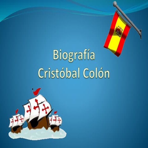 Biografía cristobal colon