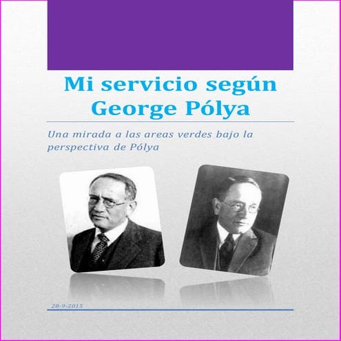 Biografía de George Pólya | DOCX