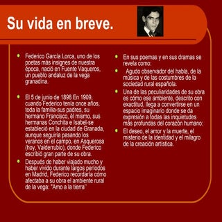 Biografía de Lorca