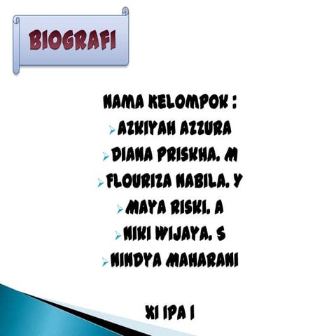 Materi Bahasa Indonesia: Biografi