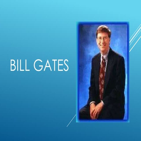Biografia de bill gates