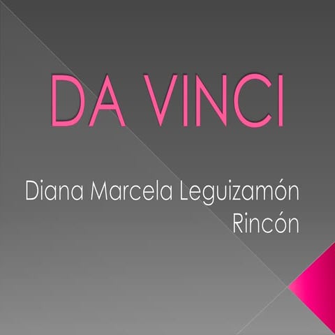 Biografia de da vinci
