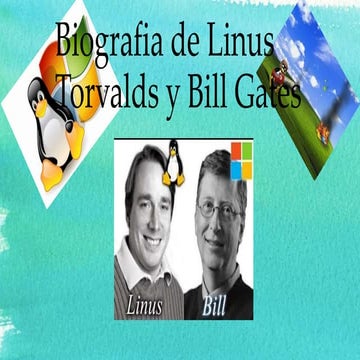 Biografia de linus torvalds y bill gates