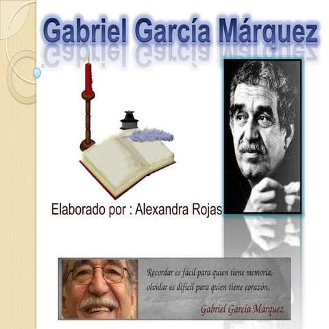 Biografia gabriel garcia marquez | PPTX