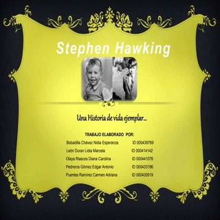 Biografia stephen hawkings hoy