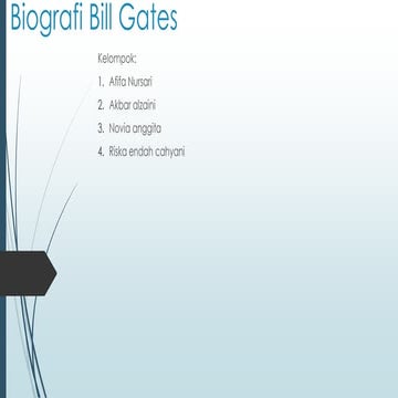 Biografi bill gates