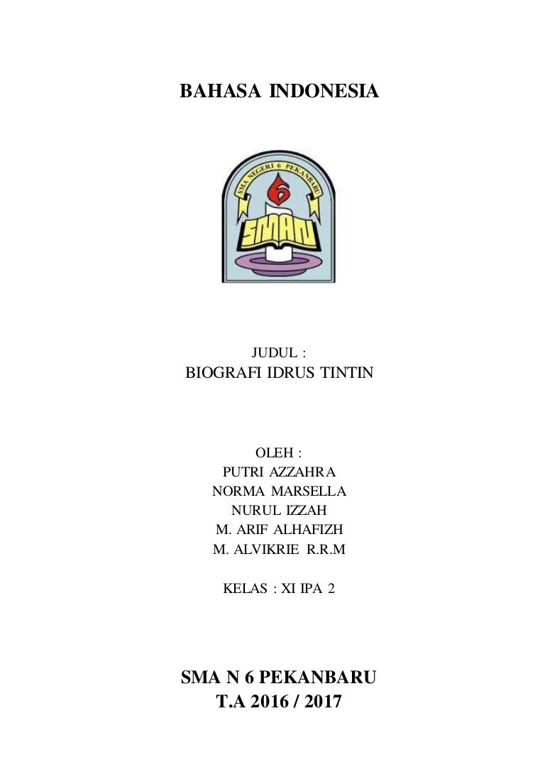 Biografi idrus tintin
