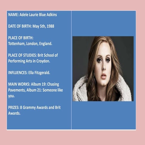Biography   Adele