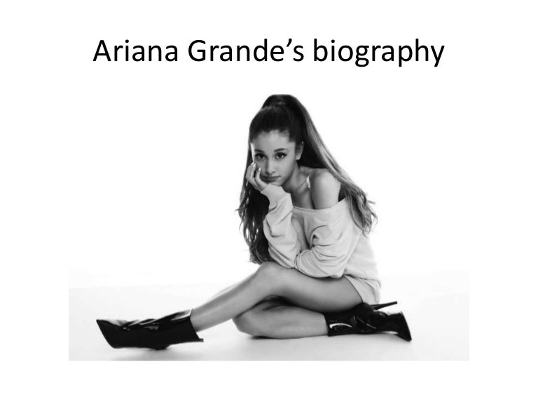 ariana grande biography book