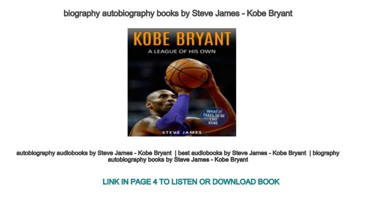 kobe autobiography