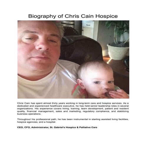 Biography of Chris Cain Hospice.pdf | PDF
