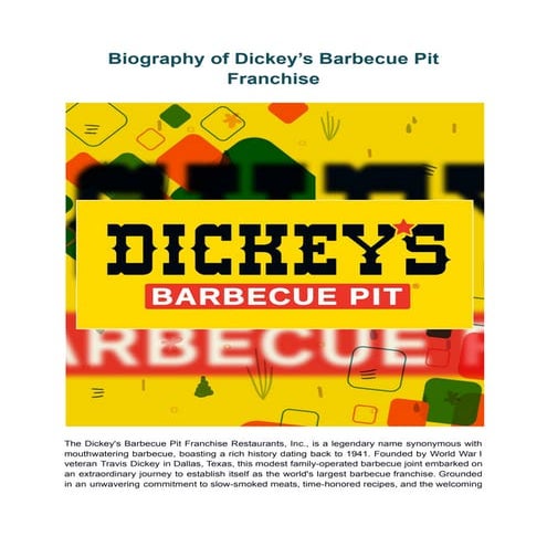 Dickey’s Barbecue Pit Franchise presentations