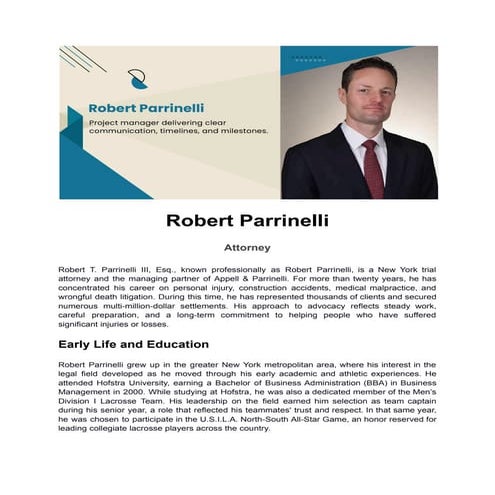 Case results show Robert Parrinelli leading significant verdicts | PDF