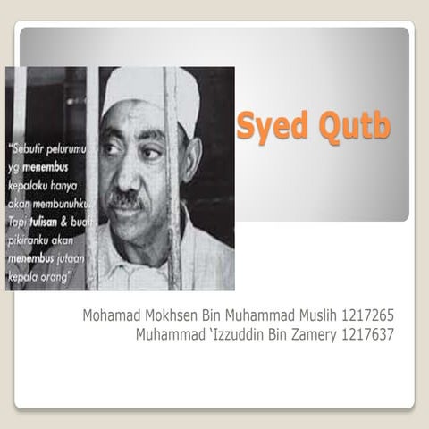 Biography syed qutb UNGS Presentation