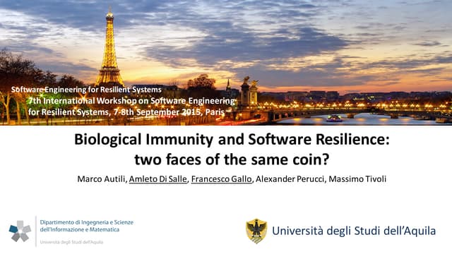 Biological Immunity and Software Re...