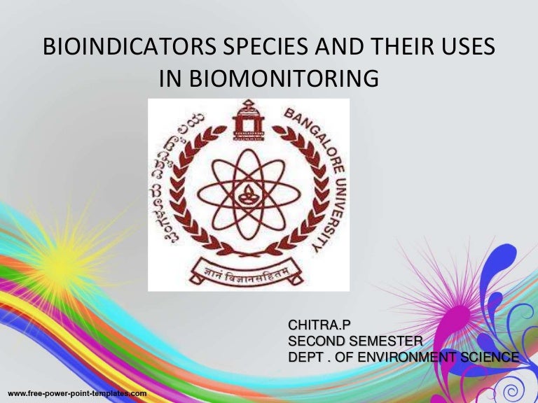 Bioindicators ppt