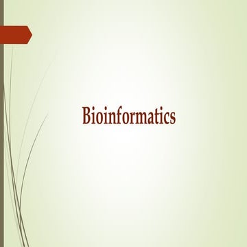 Bioinformatics | PPT