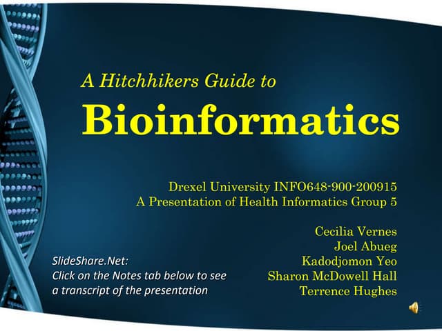 Bioinformatics
