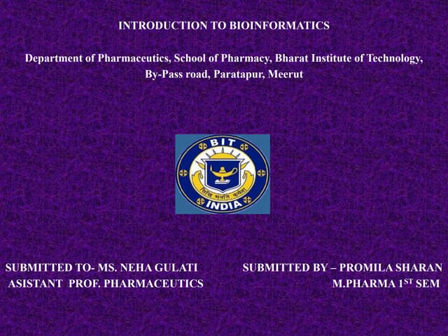 Bioinformatics