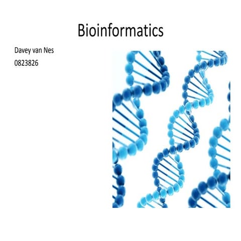 Bioinformatics | PPTX