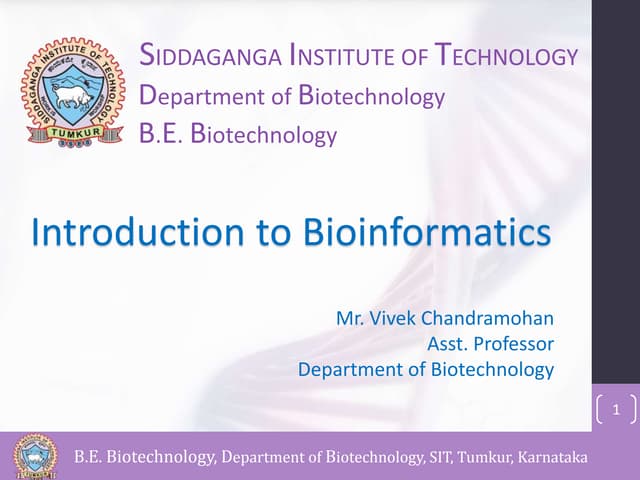 Bioinformatics | PPT