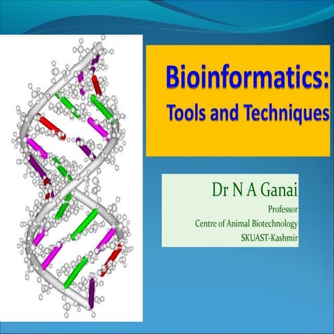 Bioinformatics workshop presentation | PPT