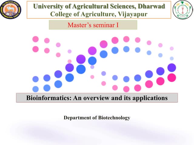Bioinformatics seminar