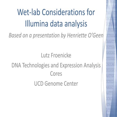 Bioinformatics workshop Sept 2014
