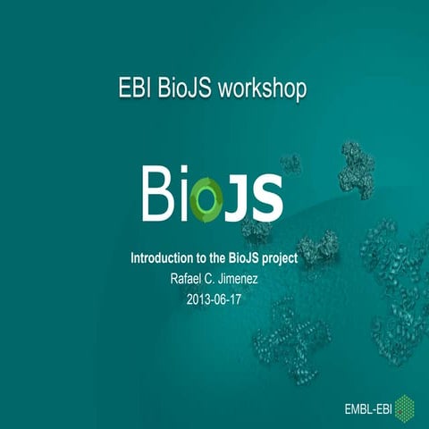 Introduction to the BioJS project