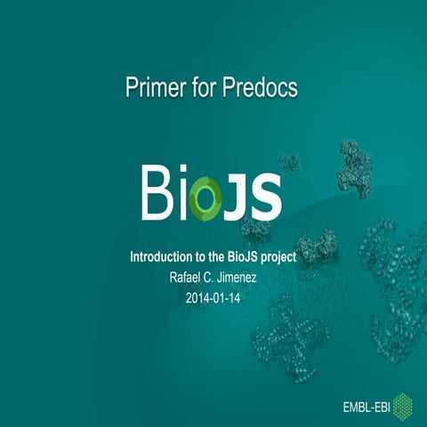 Introduction to the BioJS project