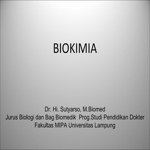 Biokimia