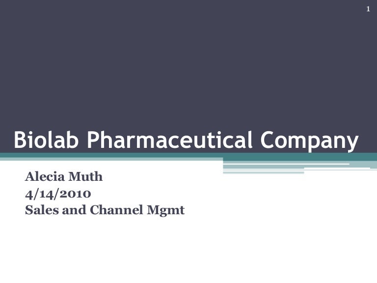 Biolab pharmaceutical company