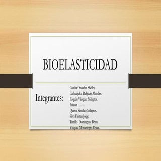 Biofisica: Bioelasticidad