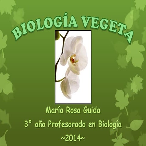 Biología Vegetal 