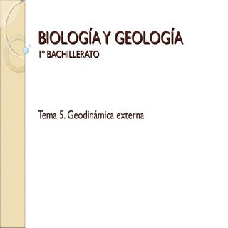 Biología y geología tema 5. geodiná...