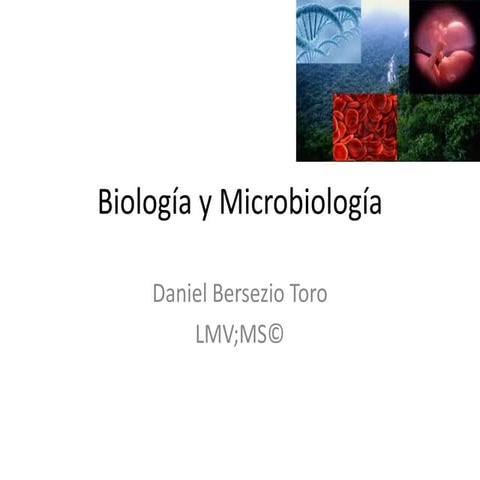 Biología y microbiología clase 1 ipp tec  enfermeria