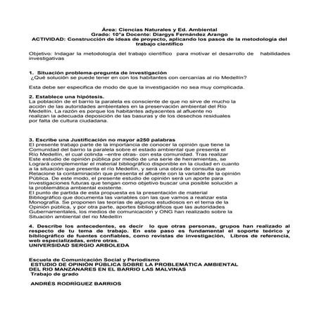 Biología - Anteproyecto