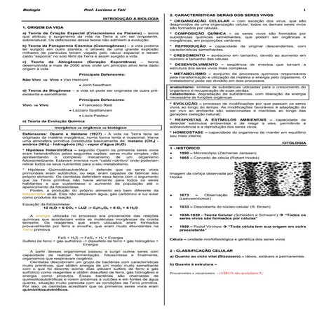 Biologia modulo-01 | PDF