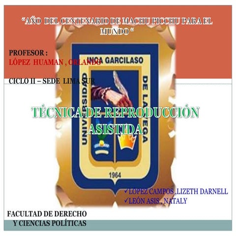 reproduccion asistida y su aspecto legal