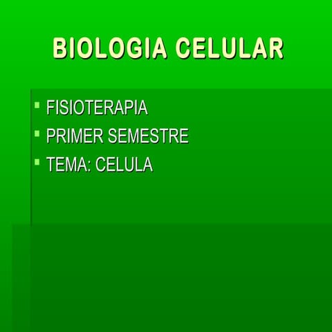 Biologia celular