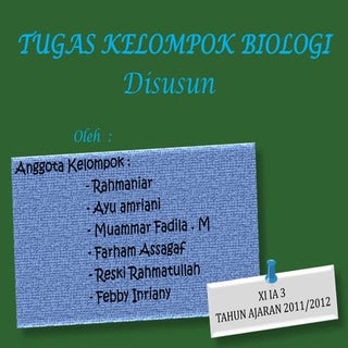 Biologi bab 1 SMA kelas XI