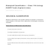 Biological classification NCERT biology chapter 2 notes.pdf
